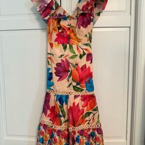 Farm Rio cotton dress. Medium. New, never worn.